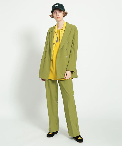 BEAMS BOY（ビームスボーイ）の「BEAMS BOY / ソリッド スラックス（スラックス・レディース・グリーン系その他3/ブラウン系その他4・0/1）」の11枚目の写真