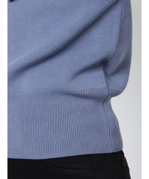 LAGUNAMOON（ラグナムーン）の「ラッフルカラーニットプルオーバー（ニット/セーター・レディース・アイボリー/ブラック/ブルー・FREE）」の19枚目の写真