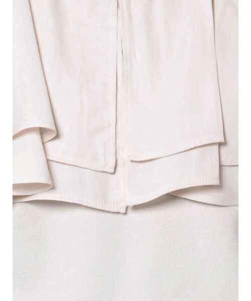 LAGUNAMOON（ラグナムーン）の「ラッフルカラーニットプルオーバー（ニット/セーター・レディース・アイボリー/ブラック/ブルー・FREE）」の4枚目の写真