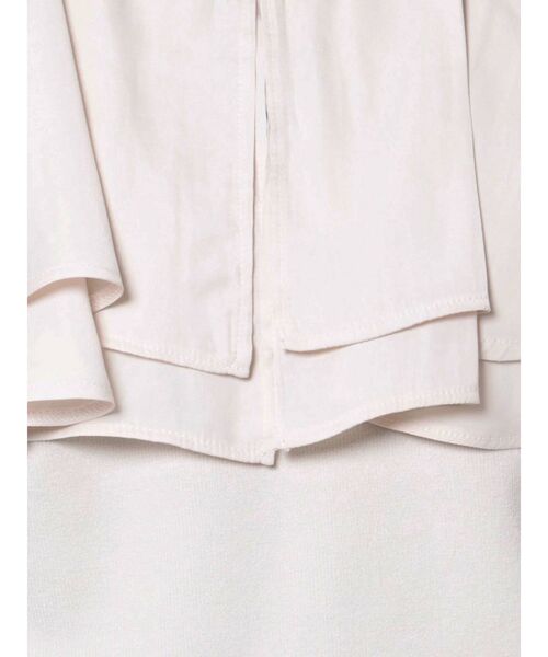 LAGUNAMOON（ラグナムーン）の「ラッフルカラーニットプルオーバー（ニット/セーター・レディース・アイボリー/ブラック/ブルー・FREE）」の8枚目の写真