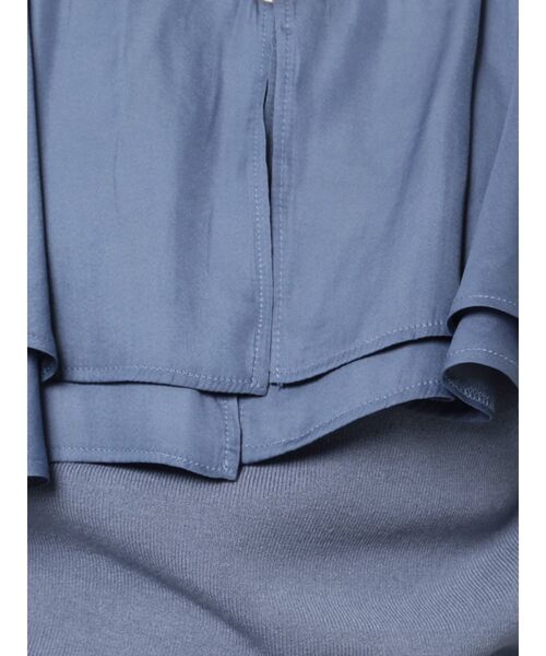 LAGUNAMOON（ラグナムーン）の「ラッフルカラーニットプルオーバー（ニット/セーター・レディース・アイボリー/ブラック/ブルー・FREE）」の13枚目の写真