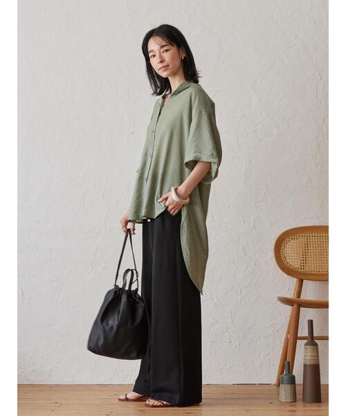 AMERICAN HOLIC（アメリカンホリック）の「パターンベルト巾着ショルダーバック（ショルダーバッグ・レディース・ベージュ/ボルドー/ブラック・FREE）」の9枚目の写真