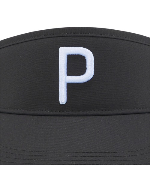 PUMA(プーマ)の「PUMA プーマ メンズ ゴルフ P アジャスタブル バイザー(サンバイザー・メンズ・ブルー系その他/ブラック×ホワイト/ホワイト×ブラック/グレイッシュブルー/グレー/ホワイト系その他・フリー)」の7枚目の写真