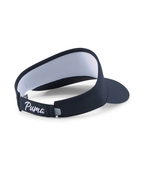 PUMA(プーマ)の「PUMA プーマ メンズ ゴルフ P アジャスタブル バイザー(サンバイザー・メンズ・ブルー系その他/ブラック×ホワイト/ホワイト×ブラック/グレイッシュブルー/グレー/ホワイト系その他・フリー)」の10枚目の写真
