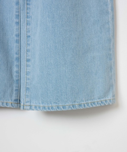 WEGO（ウィゴー）の「WEGO/ウエストフィットワイドストレートパンツ（デニムパンツ・レディース・ライトインディゴブルー・SMALL/MEDIUM/LARGE）」の6枚目の写真