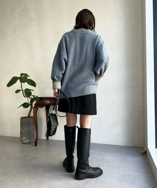 DouDou（ドゥドゥ）の「【WEB限定】シャギーニットカーディガン