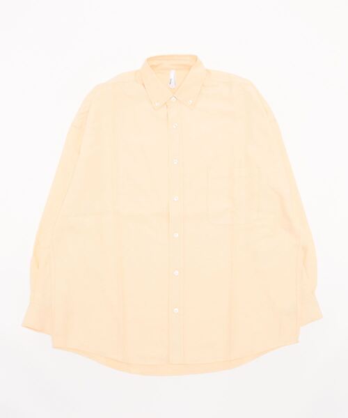 おしゃれスタ(オシャレスタ)の「オックス ボタンダウン 長袖ビッグシャツ【IR】(シャツ/ブラウス・メンズ・ホワイト/ブラック/ネイビー/グレー/サックスブルー/イエロー・M/L/XL)」の14枚目の写真