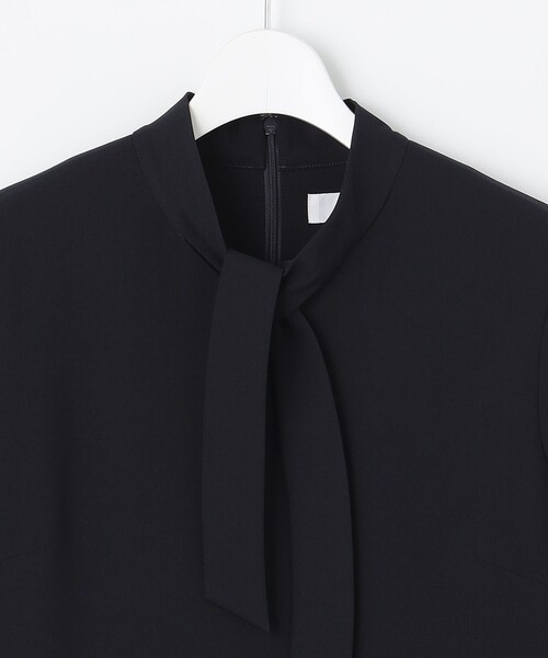 J.PRESS Ladies(J.プレス レディス)の「【洗える】ノルディス ジョーゼット ボウタイ ワンピース(ワンピース・レディース・ネイビー系/ブラック系・XS)」の12枚目の写真