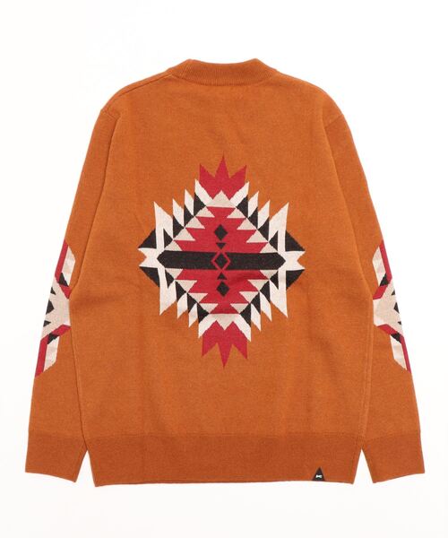 DENHAM（デンハム）の「DENHAM/デンハム/NAVAJO INTARSIA KNIT CW（ニット/セーター・メンズ・ブラウン・L/M/S）」の2枚目の写真