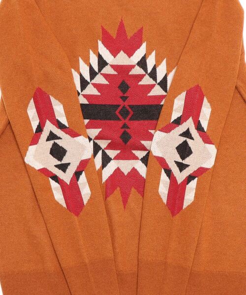 DENHAM（デンハム）の「DENHAM/デンハム/NAVAJO INTARSIA KNIT CW（ニット/セーター・メンズ・ブラウン・L/M/S）」の3枚目の写真