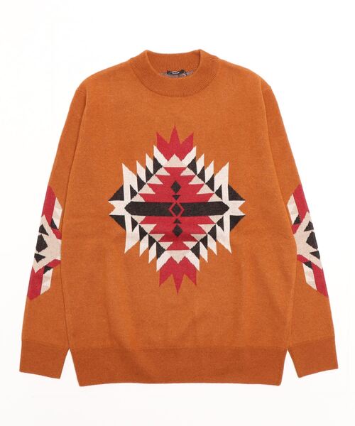 DENHAM（デンハム）の「DENHAM/デンハム/NAVAJO INTARSIA KNIT CW（ニット/セーター・メンズ・ブラウン・L/M/S）」の9枚目の写真