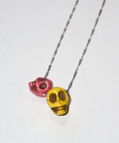 乱痴気（ランチキ）の「parent-child skull chian（ネックレス・メンズ・パープル/レッド/イエロー・FREE）」の10枚目の写真