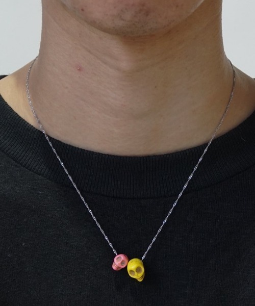 乱痴気（ランチキ）の「parent-child skull chian（ネックレス・メンズ・パープル/レッド/イエロー・FREE）」の11枚目の写真