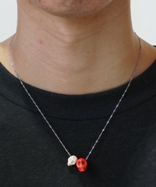 乱痴気（ランチキ）の「parent-child skull chian（ネックレス・メンズ・パープル/レッド/イエロー・FREE）」の14枚目の写真