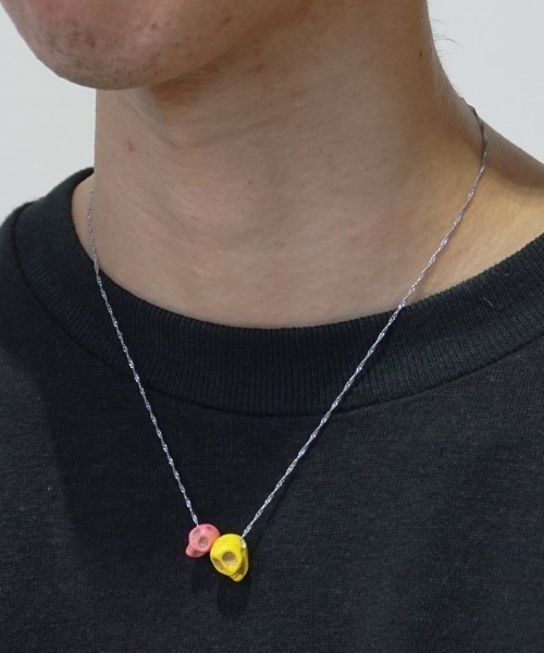 乱痴気（ランチキ）の「parent-child skull chian（ネックレス・メンズ・パープル/レッド/イエロー・FREE）」の16枚目の写真