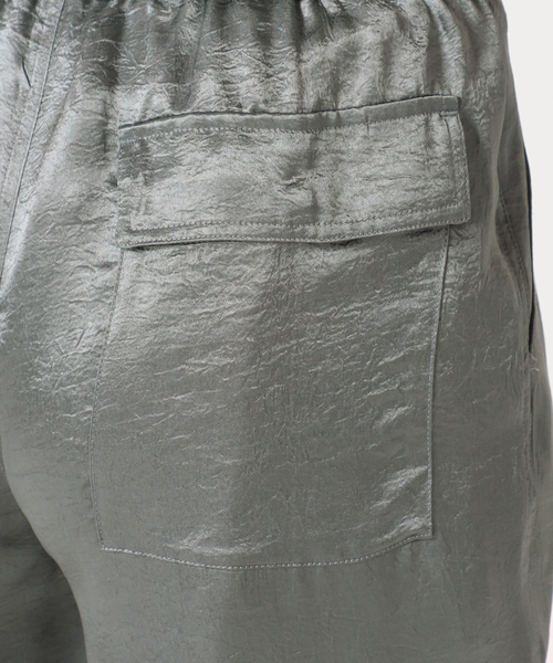SLOBE citron.（スローブシトロン）の「SLOBE citron.サテンカーゴパンツ（カーゴパンツ・レディース・ライトグレー/サックスブルー/ピンク・FREE）」の9枚目の写真