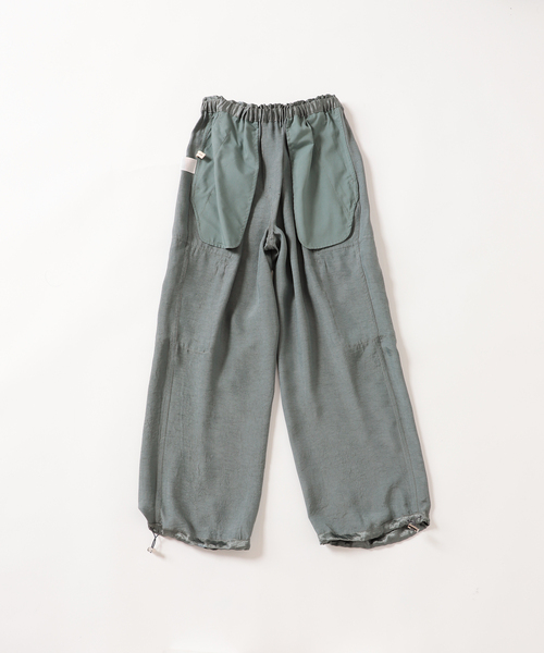 SLOBE citron.（スローブシトロン）の「SLOBE citron.サテンカーゴパンツ（カーゴパンツ・レディース・ライトグレー/サックスブルー/ピンク・FREE）」の14枚目の写真