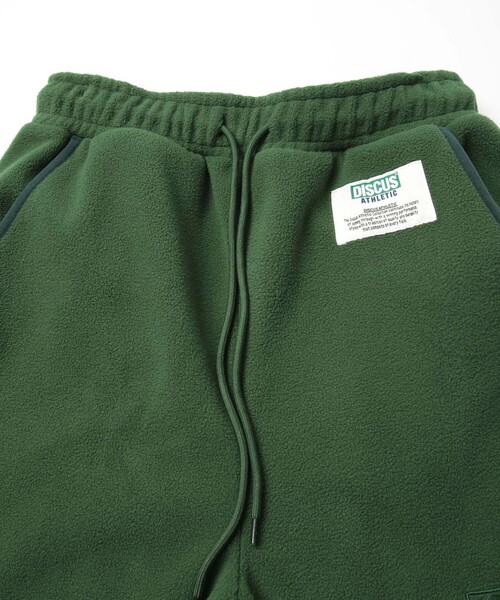 DISCUS ATHLETIC（ディスカス　アスレチック）の「DISCUS ATHLETIC（ディスカス アスレチック）フリースジョガーパンツ（スウェットパンツ・レディース・ダークグリーン/ライトグレー/レンガ・M/L）」の8枚目の写真
