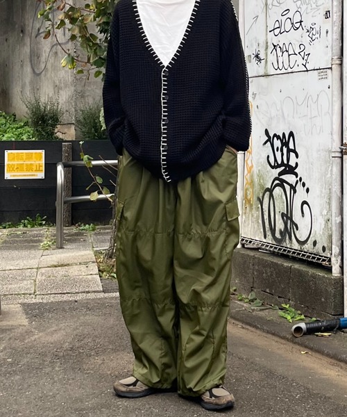 BROKEN BASE(ブロークンベース)の「スノーカーゴパンツ(カーゴパンツ・メンズ・ブラック/カーキ/オフホワイト・MEDIUM/LARGE/X-LARGE)」の10枚目の写真