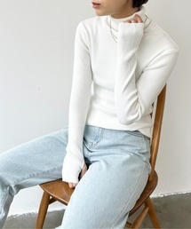 Meli rich | フィンガーリブタートルニット(ニット/セーター)