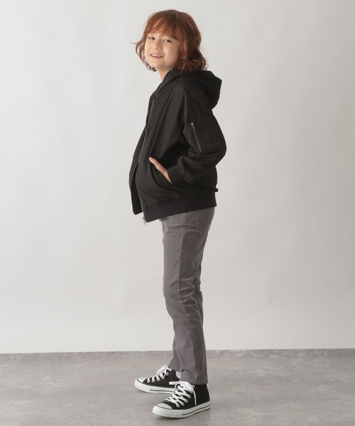 GLOBAL WORK（グローバルワーク）の「マルチファンクション/グラフィックパーカー/269224（パーカー・キッズ・ブラック/ライトグレー/グリーン系その他6・150cm/160cm/140cm/110cm/130cm/100cm/120cm）」の13枚目の写真