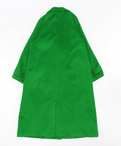 Three Four Time（ｽﾘｰﾌｫｰﾀｲﾑ）の「シングルカラーコート（チェスターコート・レディース・グリーン/イエロー・FREE）」の3枚目の写真