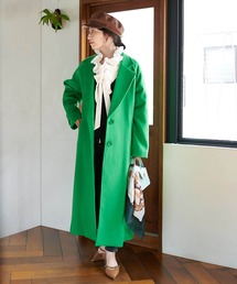 シングルカラーコート