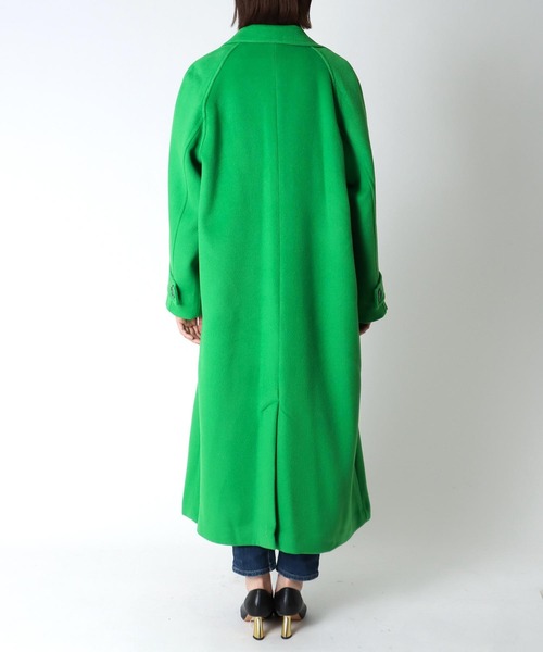 Three Four Time（ｽﾘｰﾌｫｰﾀｲﾑ）の「シングルカラーコート（チェスターコート・レディース・グリーン/イエロー・FREE）」の15枚目の写真