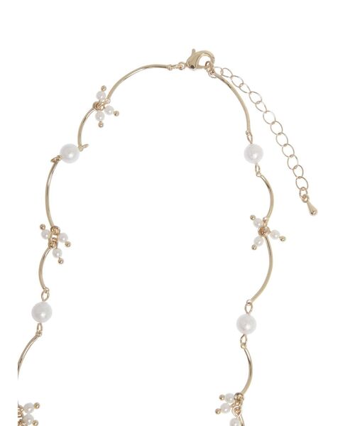 MERCURYDUO（マーキュリーデュオ）の「ウェーブビーンズネックレス（ネックレス・レディース・シルバー/ゴールド・FREE）」の5枚目の写真