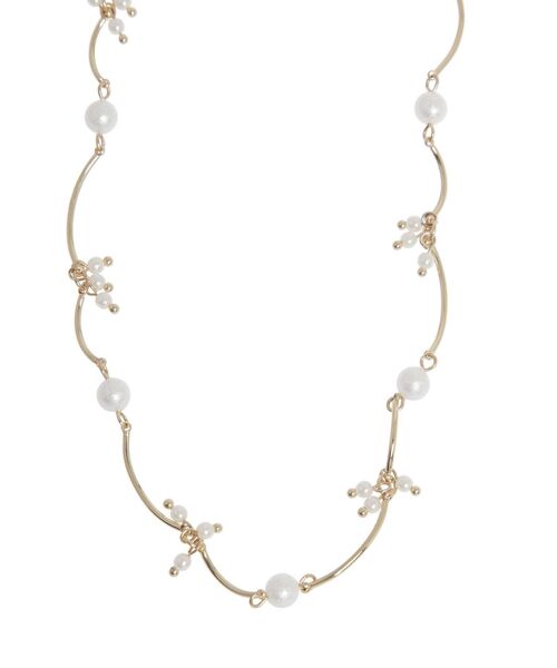 MERCURYDUO（マーキュリーデュオ）の「ウェーブビーンズネックレス（ネックレス・レディース・シルバー/ゴールド・FREE）」の6枚目の写真