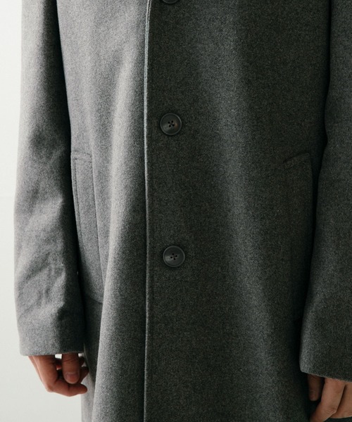 ITEMS URBANRESEARCH（アイテムズ アーバンリサーチ）の「Wool Blend チェスターコート（チェスターコート・メンズ・ネイビー/グレー/ブラック・MEDIUM/LARGE）」の22枚目の写真