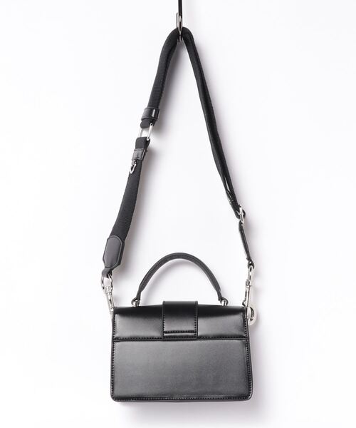 X-girl（エックスガール）の「LOGO BUCKLE 2WAY SHOULDER BAG（ショルダーバッグ・レディース・ブラック/ホワイト・ONE SIZE）」の14枚目の写真