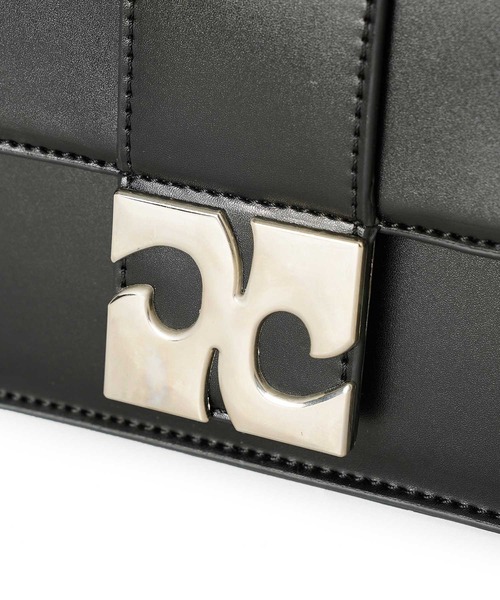 X-girl（エックスガール）の「LOGO BUCKLE 2WAY SHOULDER BAG（ショルダーバッグ・レディース・ブラック/ホワイト・ONE SIZE）」の11枚目の写真