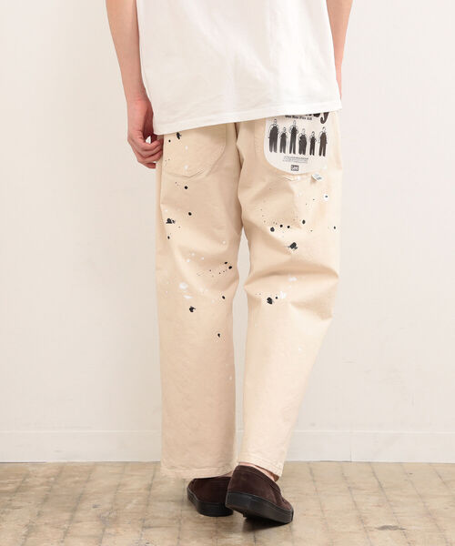 Lee（リー）の「Lee x B:MING by BEAMS / 別注 FLeeasy ペイント デニム パンツ（その他パンツ・メンズ・オフホワイト/ブルー系その他・FREE）」の5枚目の写真