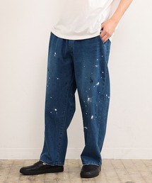 Lee x B:MING by BEAMS / 別注 FLeeasy ペイント デニム パンツ