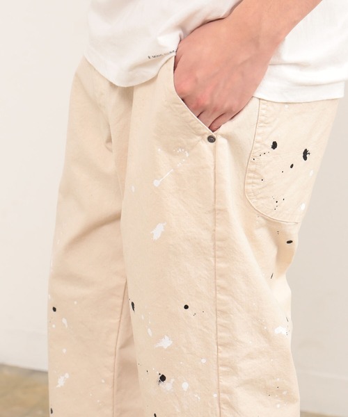 Lee（リー）の「Lee x B:MING by BEAMS / 別注 FLeeasy ペイント デニム パンツ（その他パンツ・メンズ・オフホワイト/ブルー系その他・FREE）」の22枚目の写真