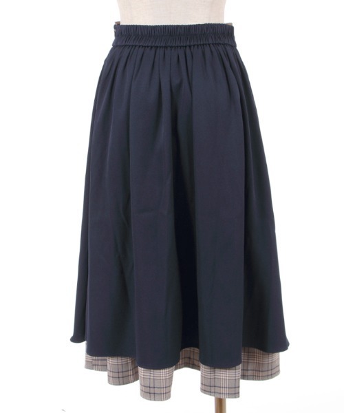 axes femme（アクシーズファム）の「裾切替タックスカート