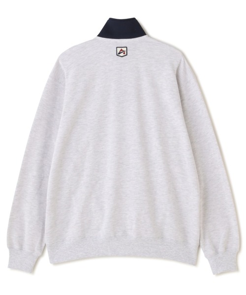 AVIREX（アヴィレックス）の「【直営店限定】LOGO HALF ZIP SWEAT / ロゴ ハーフジップ スウェット / AVIREX / アヴィレックス（スウェット・メンズ・ネイビー/グレー系その他3/グリーン・2XL/M/L/XL）」の7枚目の写真