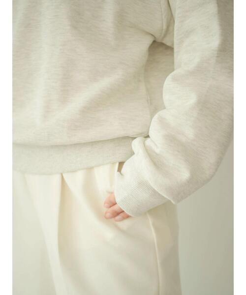 koe（コエ）の「ラグラントレーナー（スウェット・レディース・チャコールグレー/グリーン/ナチュラル・M）」の22枚目の写真