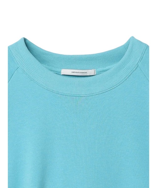 koe（コエ）の「ラグラントレーナー（スウェット・レディース・チャコールグレー/グリーン/ナチュラル・M）」の7枚目の写真