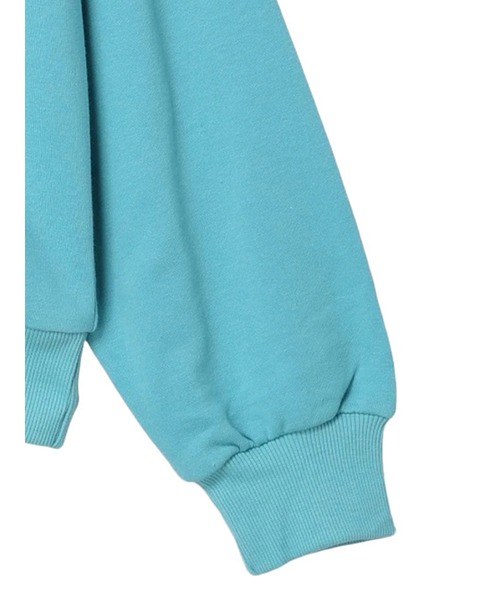 koe（コエ）の「ラグラントレーナー（スウェット・レディース・チャコールグレー/グリーン/ナチュラル・M）」の8枚目の写真