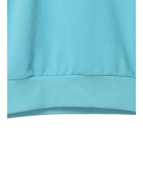 koe（コエ）の「ラグラントレーナー（スウェット・レディース・チャコールグレー/グリーン/ナチュラル・M）」の9枚目の写真