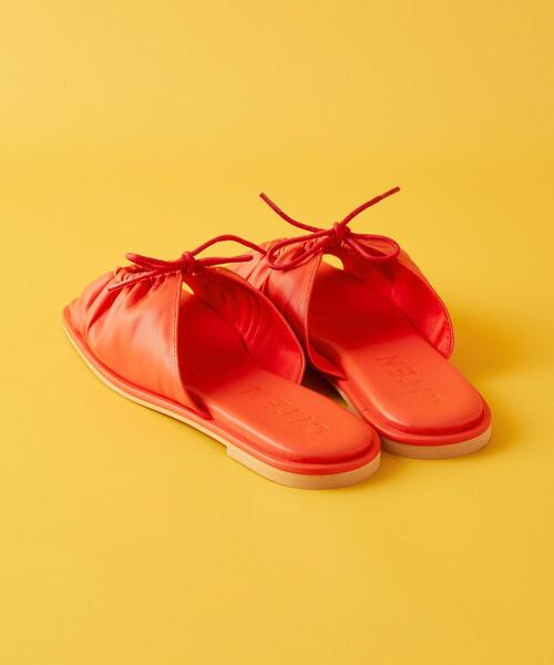 CITEN（シテン）の「＜CITEN＞シャーリング サンダル（サンダル・レディース・ブラウン/レッド/ブラック・S/M/L）」の7枚目の写真