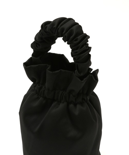 【GANNI（ガニー）】Occasion Top Handle Bag セール】国内入荷済み♪Ganni Occasion Ruched Top Handle Bag