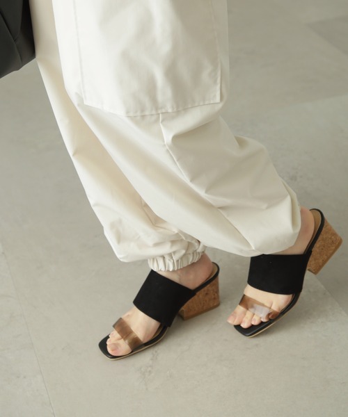 FREE'S MART（フリーズマート）の「◆コルクウェッジサンダル（サンダル・レディース・グレー/ブラック/グリーン・SMALL/MEDIUM）」の11枚目の写真