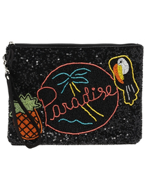 ROSE BUD | (FF BAGS)FFC945 BEADS WORKS CLUTCH BAG(クラッチバッグ)