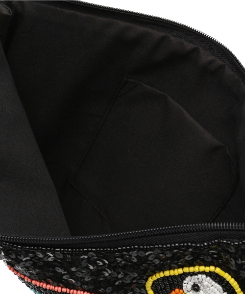 ROSE BUD(ローズバッド)の「(FF BAGS)FFC945 BEADS WORKS CLUTCH BAG(クラッチバッグ・レディース・ブラック・ONE SIZE)」の3枚目の写真