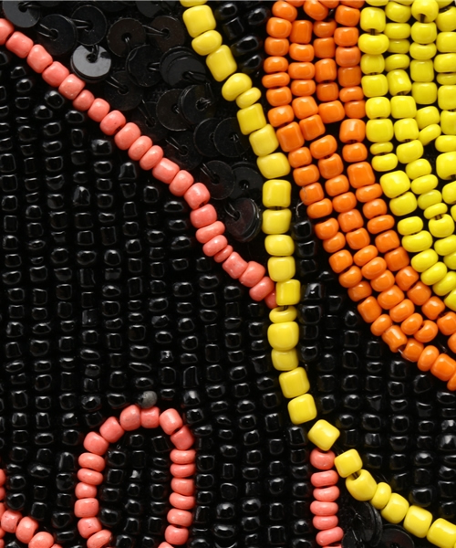 ROSE BUD(ローズバッド)の「(FF BAGS)FFC945 BEADS WORKS CLUTCH BAG(クラッチバッグ・レディース・ブラック・ONE SIZE)」の2枚目の写真