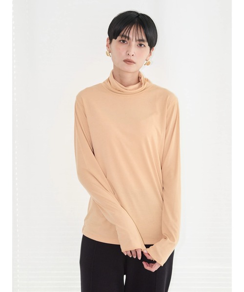 AMERICAN HOLIC（アメリカンホリック）の「シアータートルプルオーバー（Tシャツ/カットソー・レディース・アイボリー/サックスブルー/オレンジ/イエロー・L/M）」の7枚目の写真