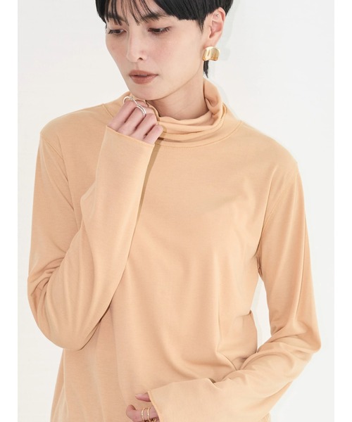 AMERICAN HOLIC（アメリカンホリック）の「シアータートルプルオーバー（Tシャツ/カットソー・レディース・アイボリー/サックスブルー/オレンジ/イエロー・L/M）」の15枚目の写真